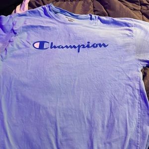 Baby blue champion T shirt